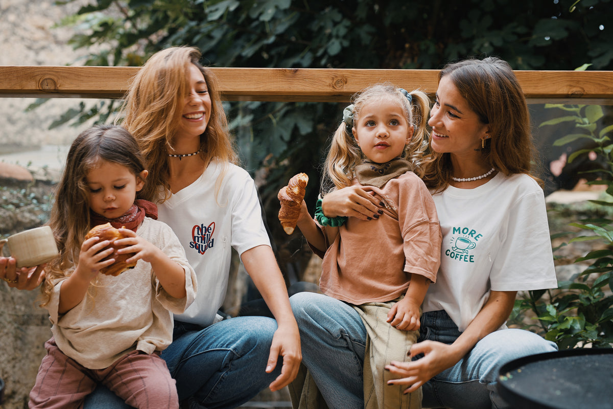 T-shirt d'allaitement CHARLIE - 100% coton