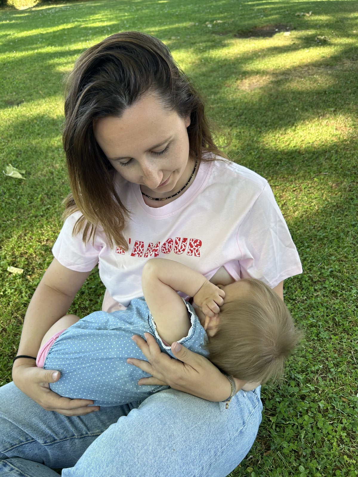 T-shirt d'allaitement ADELE - 100% coton