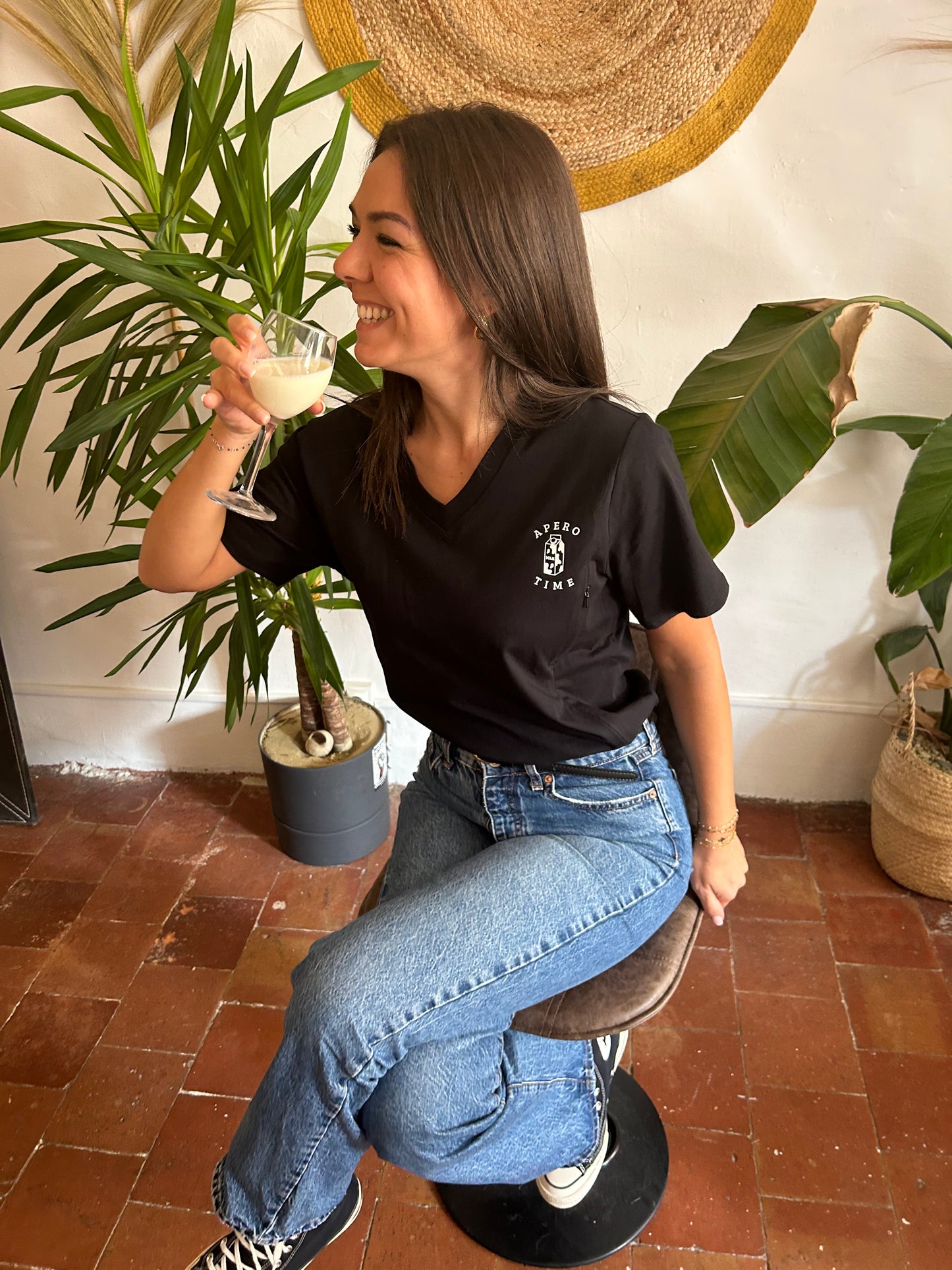 T-shirt d'allaitement SELLA- 100% coton