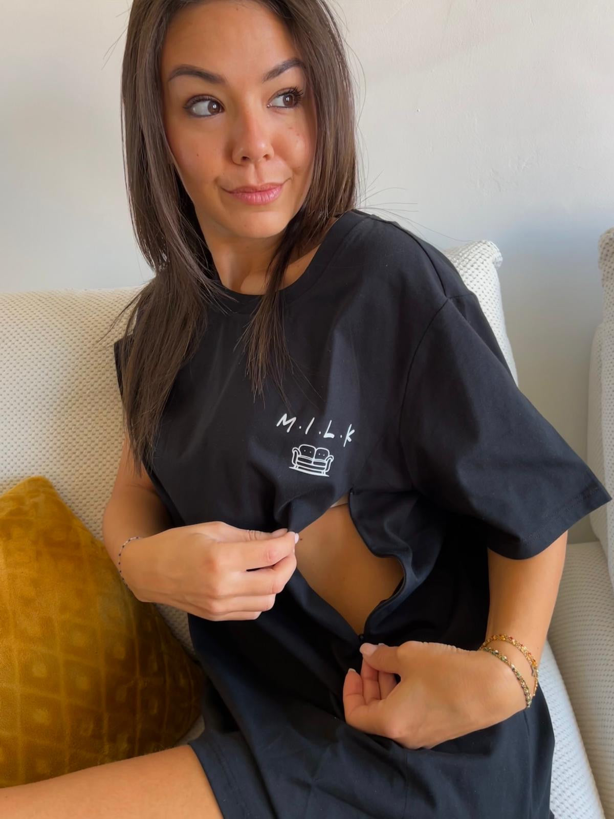 T-shirt d'allaitement RACHEL - 100% coton