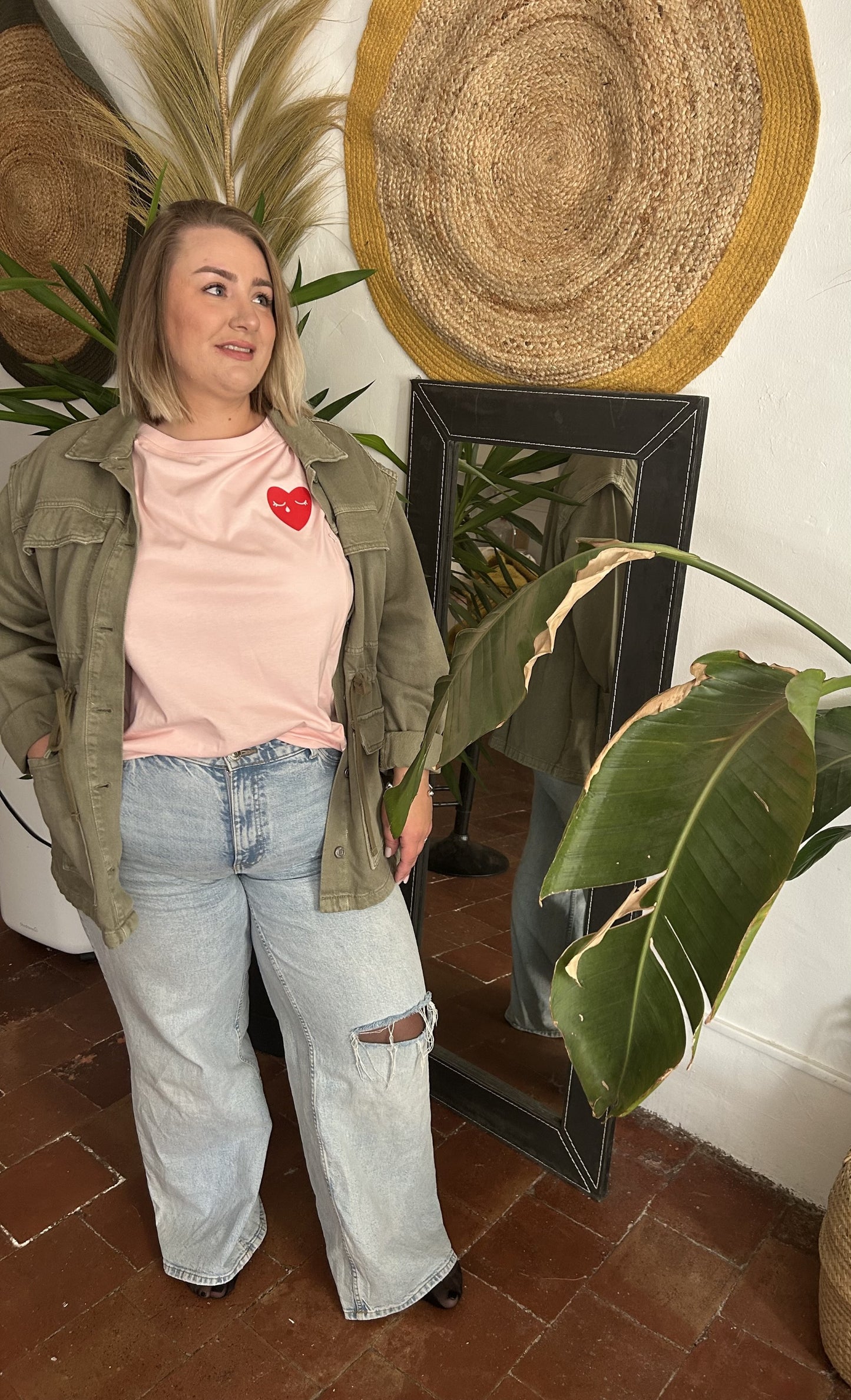 T-shirt d'allaitement ANGELIQUE - 100% coton