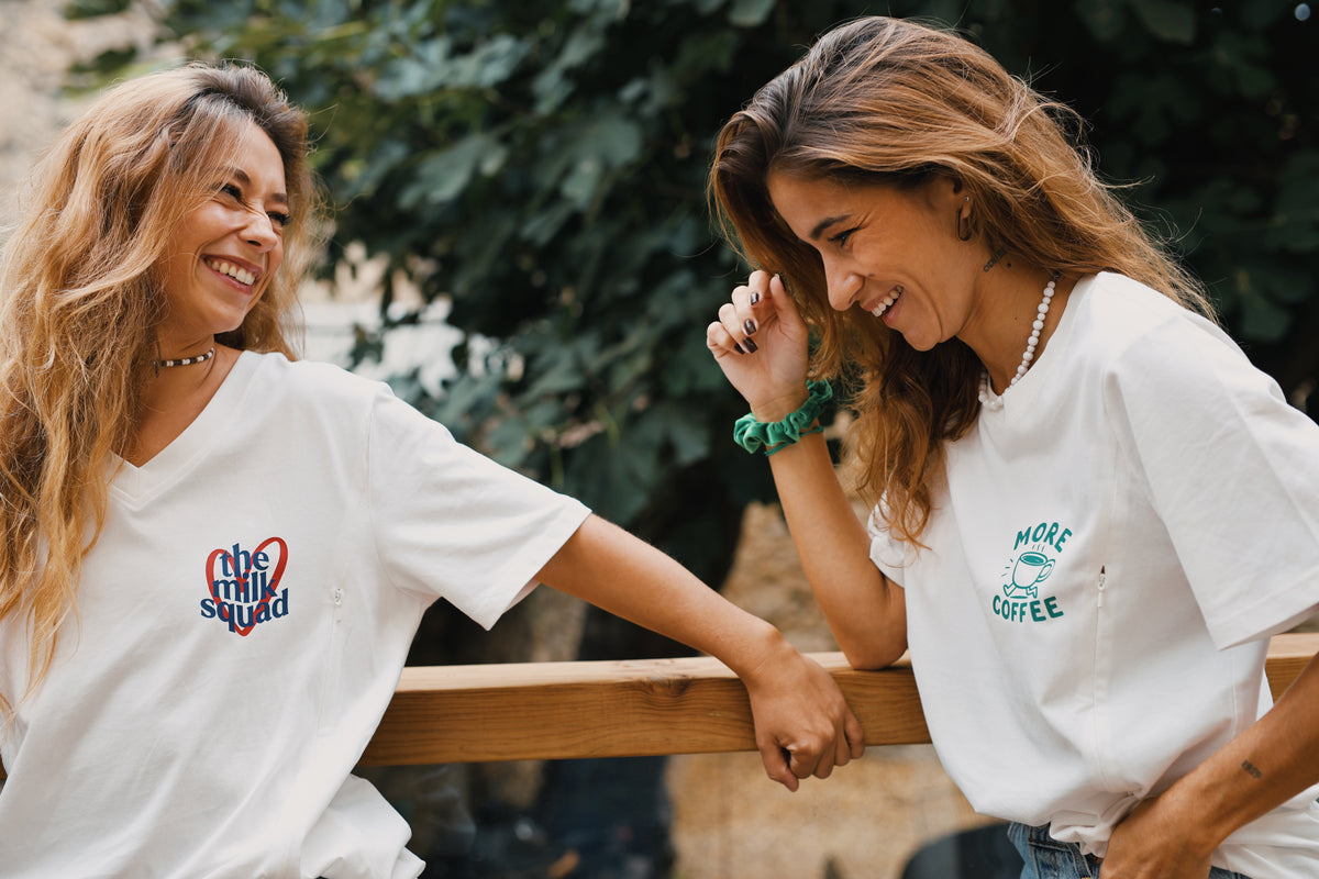 T-shirt d'allaitement CHARLIE - 100% coton