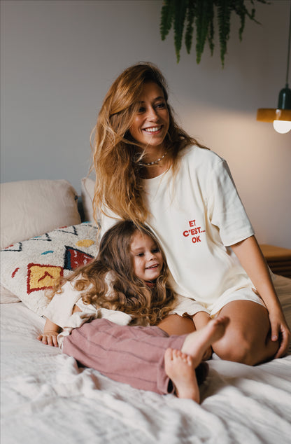 T-shirt d'allaitement FATIMA - 100% coton