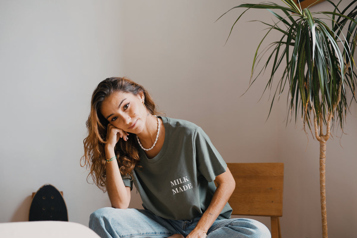 T-shirt d'allaitement LOUISE - 100% coton