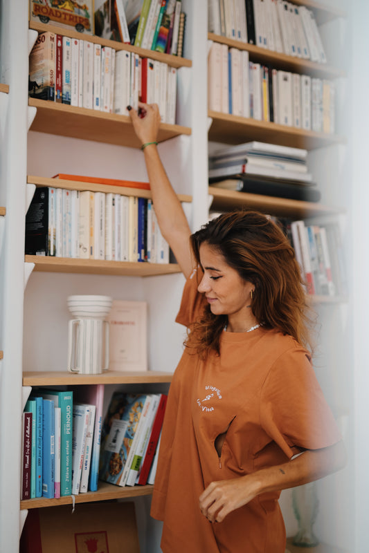 T-shirt d'allaitement JENNY - 100% coton