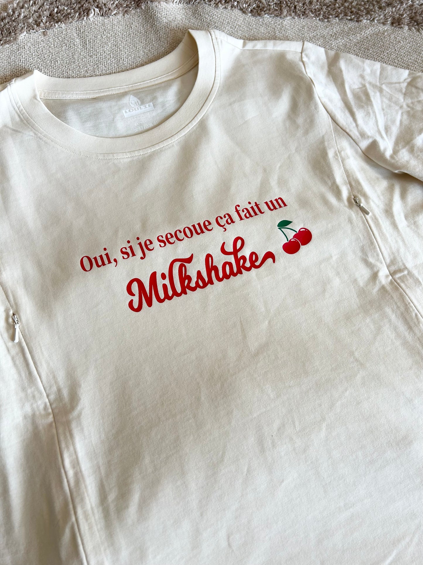 T-shirt Colette beige - 100% coton