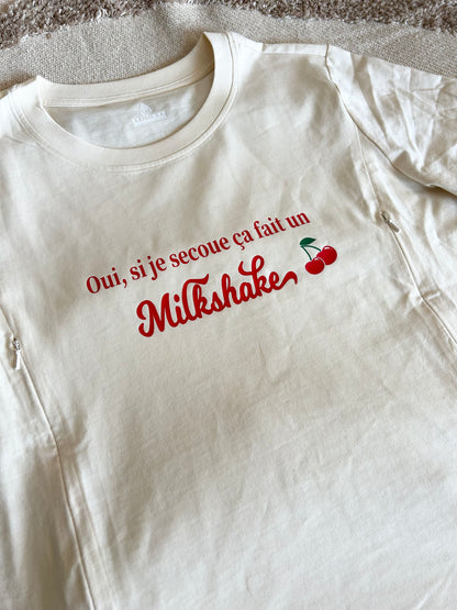 T-shirt Colette beige - 100% coton