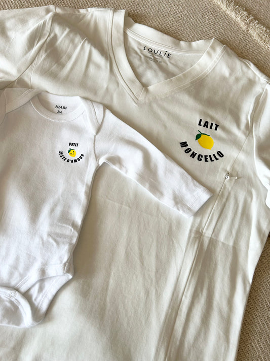 Body assorti à maman - Personnalisation sur mesure