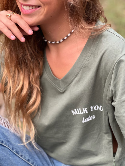 T-shirt d'allaitement MAÉVA - 100% coton
