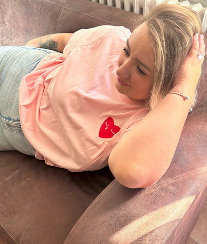 T-shirt d'allaitement ANGELIQUE - 100% coton