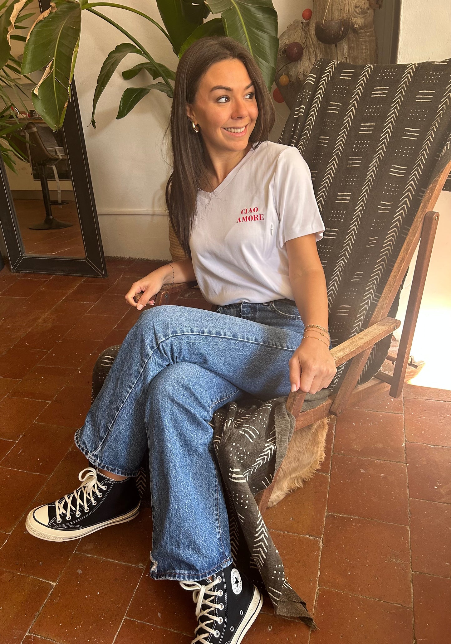 T-shirt d'allaitement ADRIANNA - 100% coton