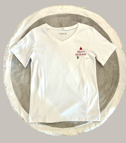 T-shirt d'allaitement Milkmas - 100% coton