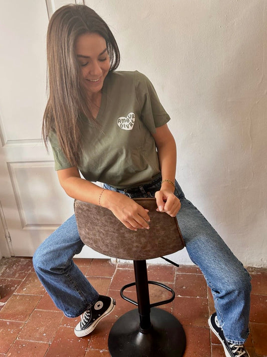 T-shirt d'allaitement MENDY- 100% coton