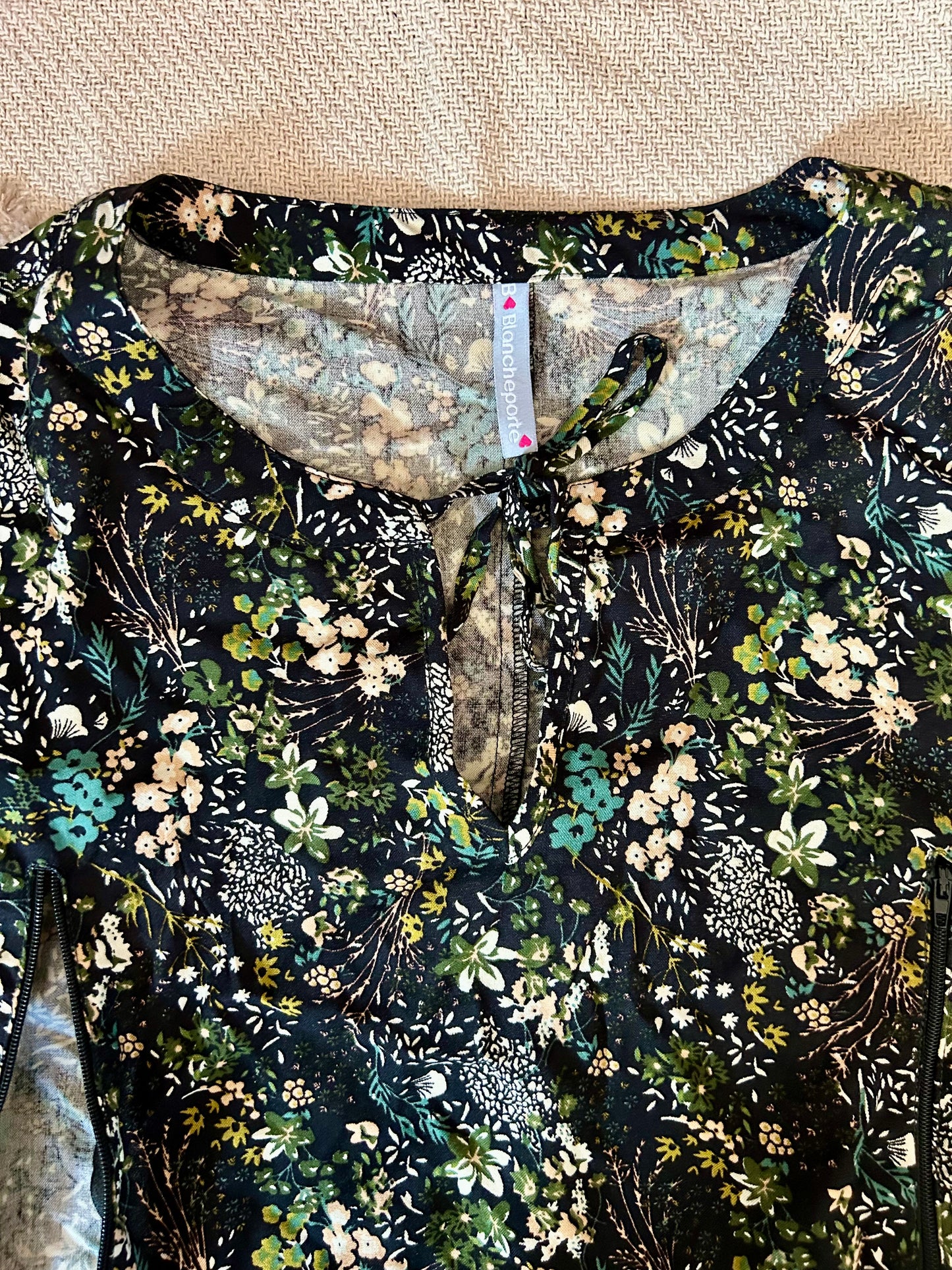 Blouse revisité pour l'allaitement - BLANCHEPORTE - Taille 46
