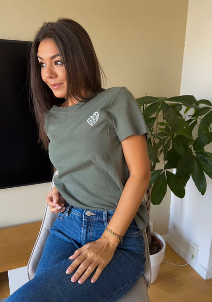 T-shirt d'allaitement ALMA - 100% coton
