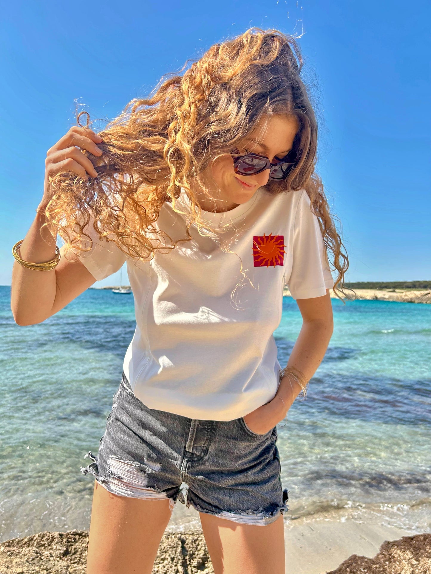 T-shirt d'allaitement JUNE - 100% coton
