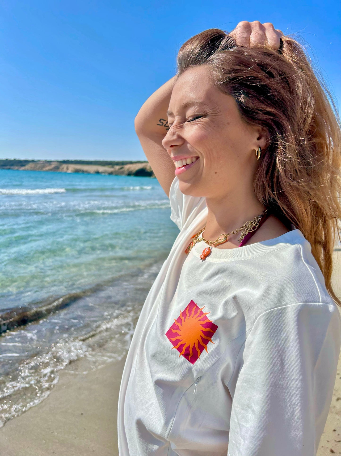 T-shirt d'allaitement JUNE - 100% coton