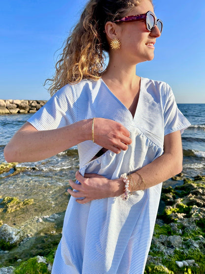Robe chemise d'allaitement ELISE