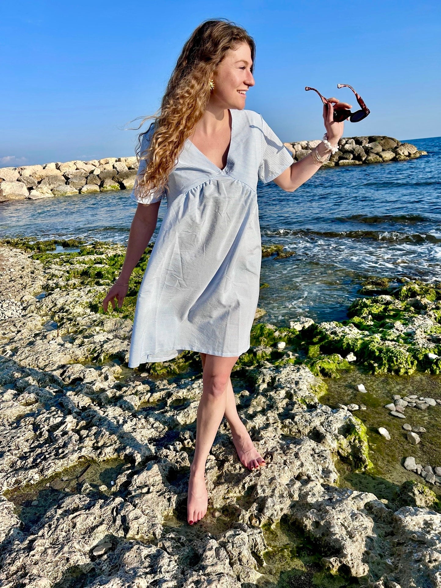Robe chemise d'allaitement ELISE