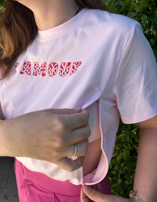 T-shirt d'allaitement ADELE - 100% coton