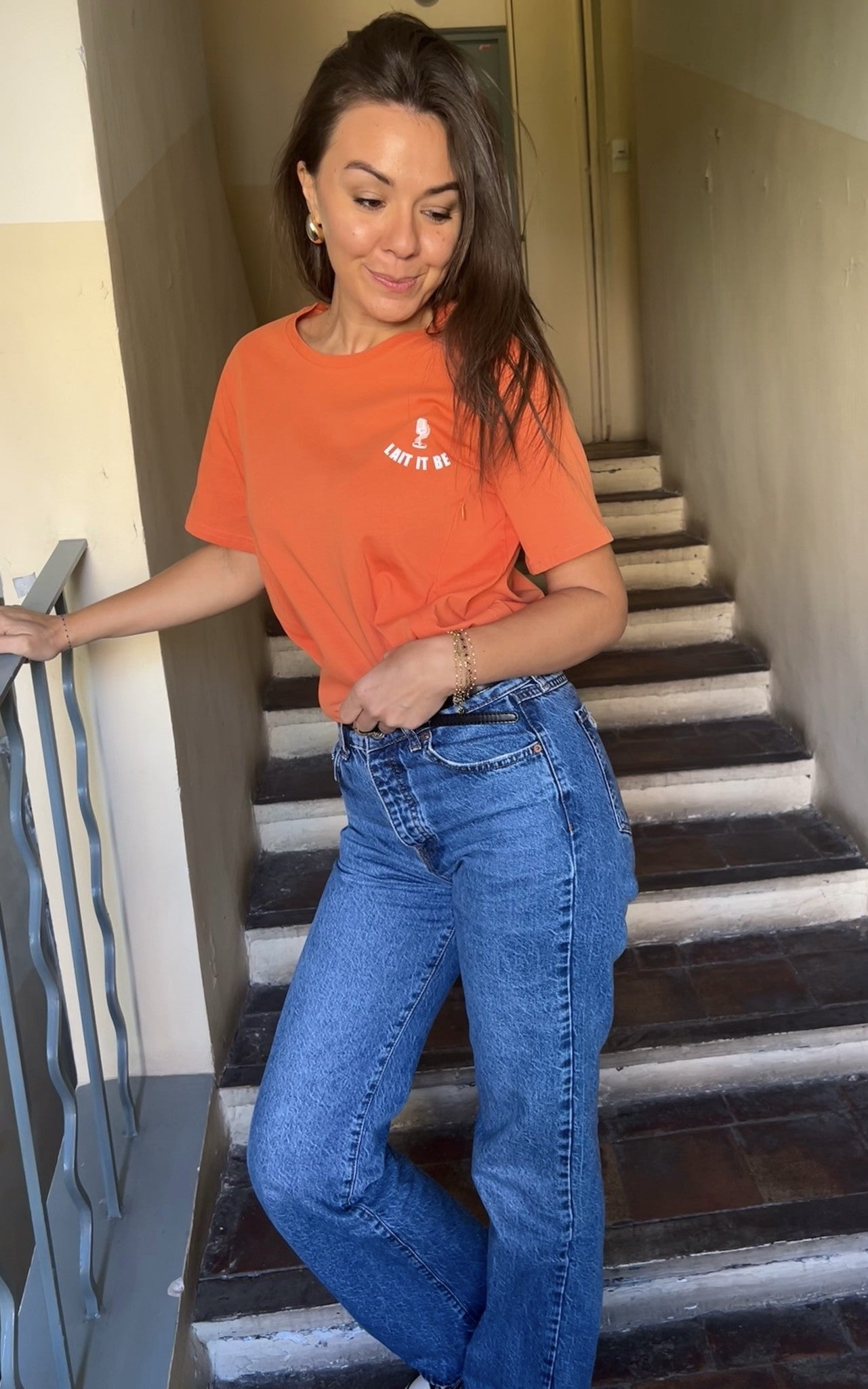 T-shirt d'allaitement JESSICA- 100% coton